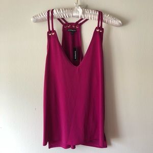 Express Fuschia Tank Top size XS